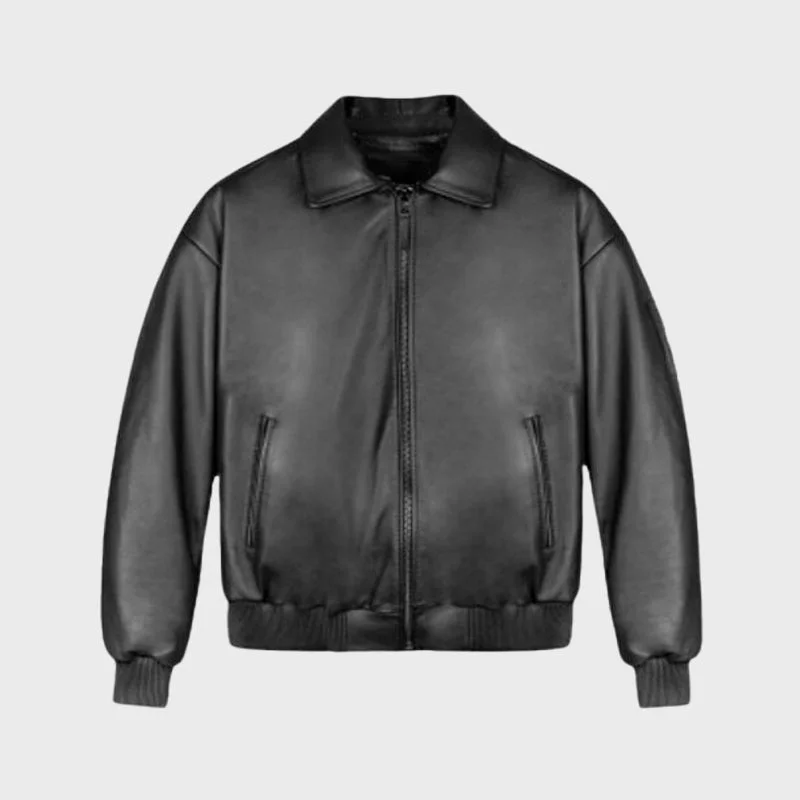 Women's Liza Black Bomber Jacket