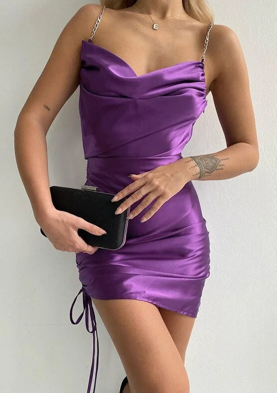 Ottaline Satin Mini Dress