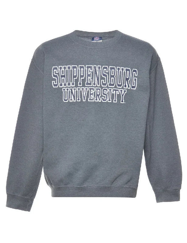 Grey Shippensburg University Printed Sweatshirt - S